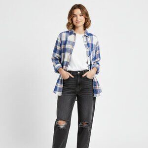 NEW Magellan Outdoors Women's Boyfriend Fit Flannel